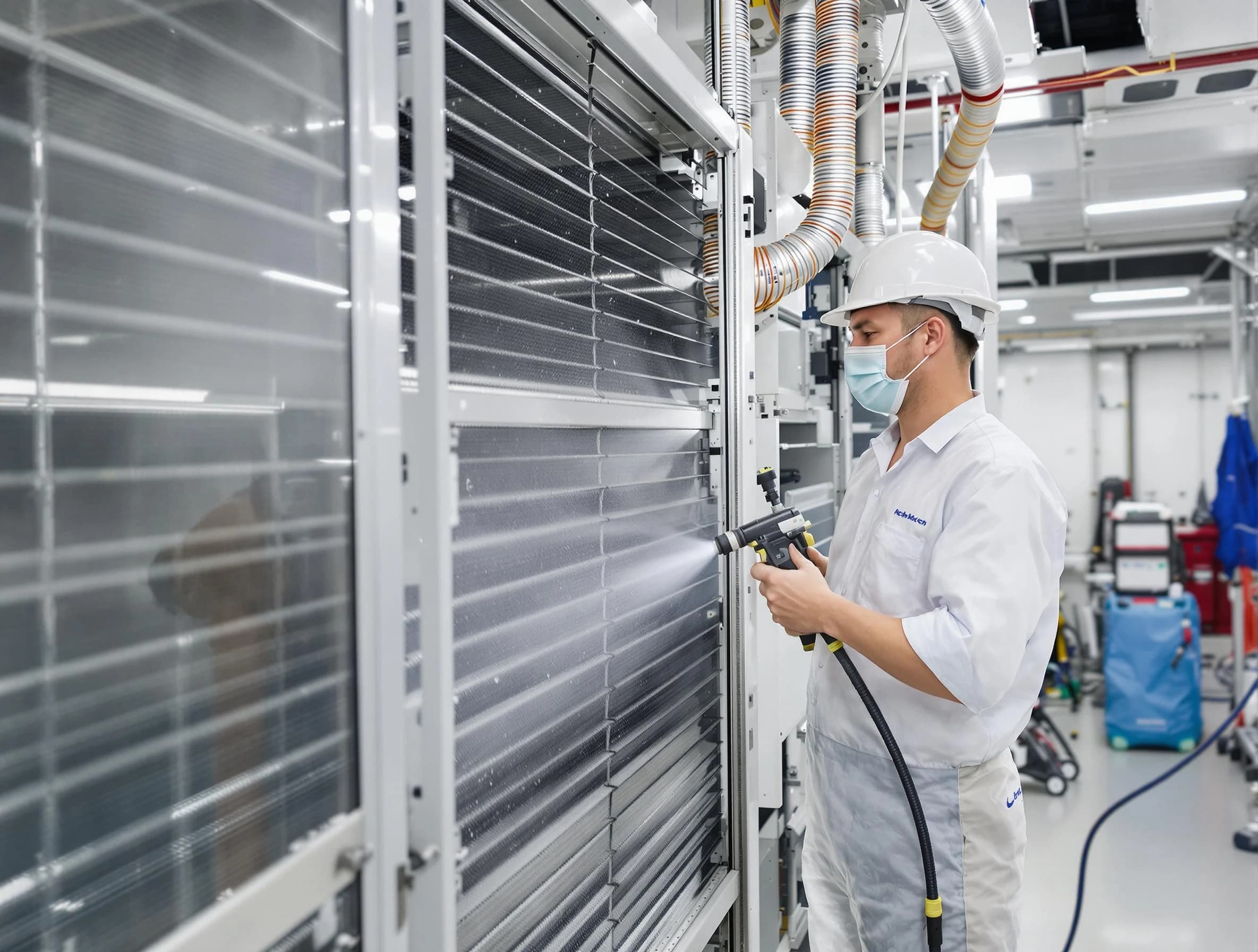 Professional AC coil cleaning by Brook Highland Air Duct Cleaning in Brook Highland