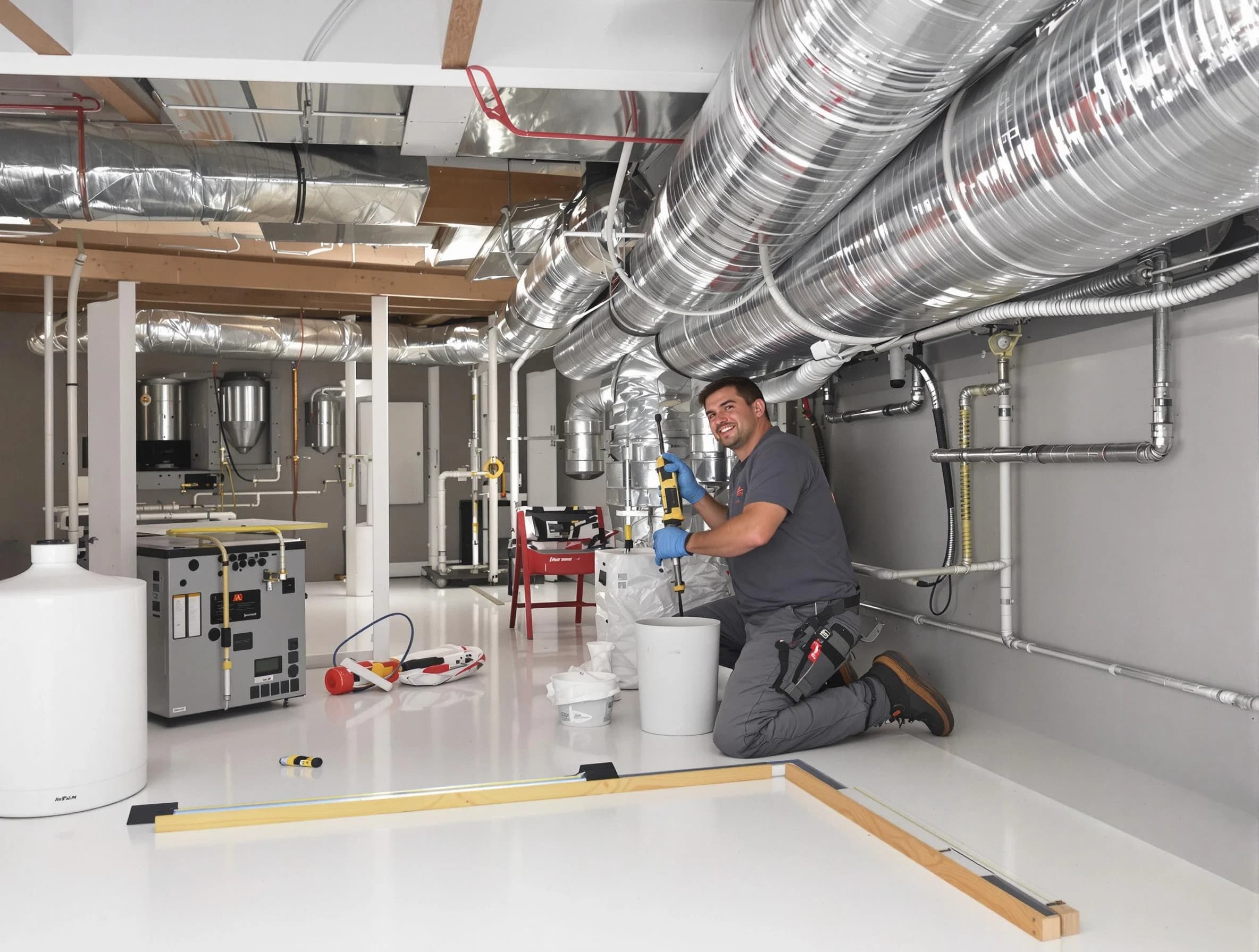 Professional duct sealing service by Brook Highland Air Duct Cleaning in Brook Highland