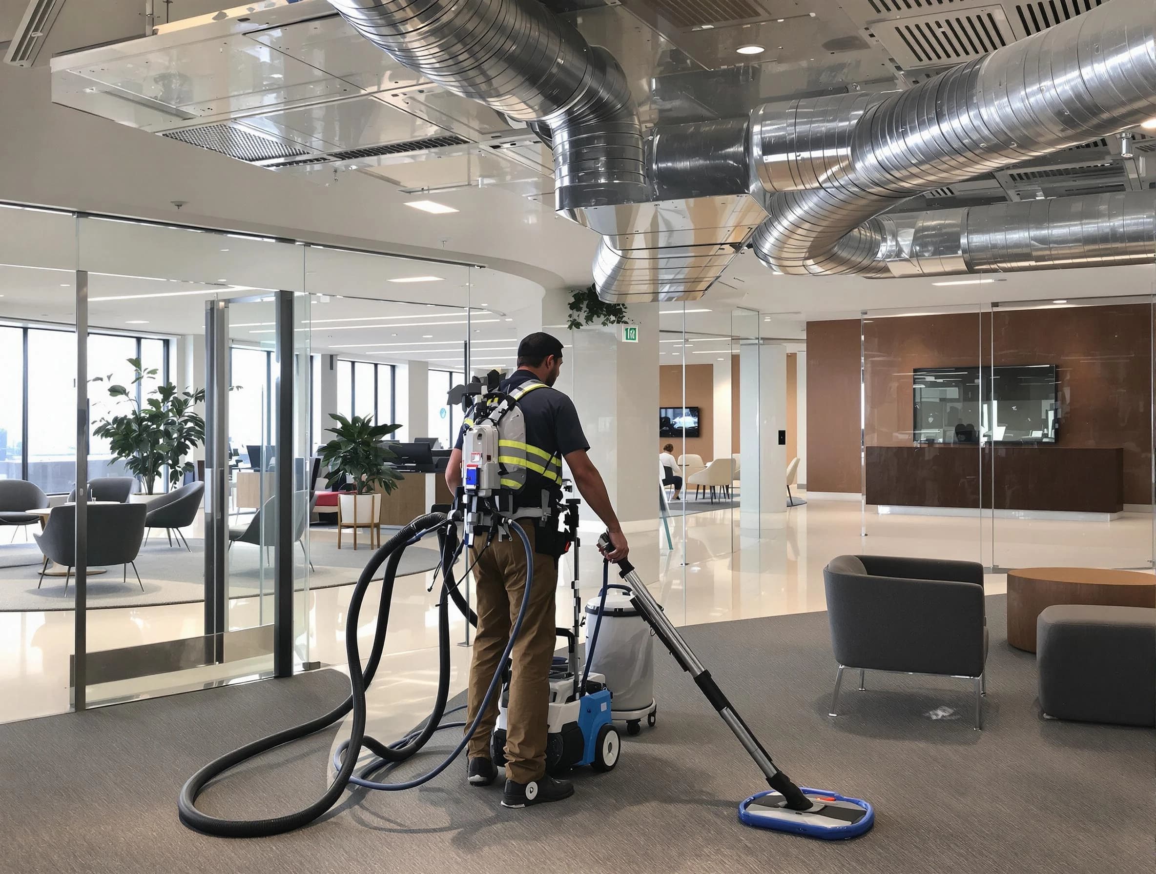 Commercial duct cleaning service by Brook Highland Air Duct Cleaning in Brook Highland