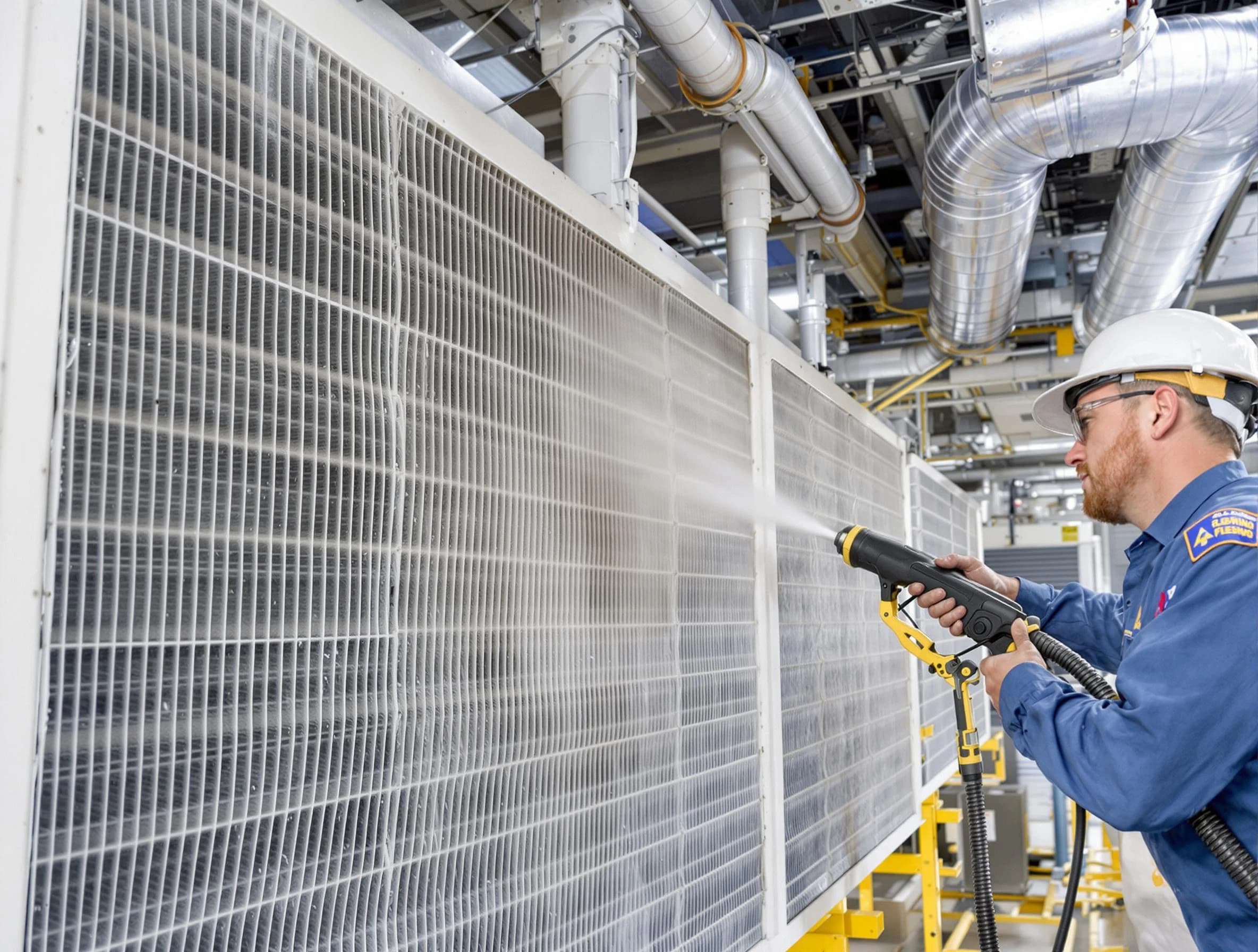 Professional commercial coil cleaning by Brook Highland Air Duct Cleaning in Brook Highland